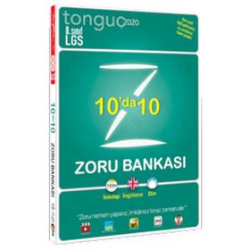 8. Sınıf LGS 10'da 10 Zoru Bankası 2020-2021-Tonguç Akademi Yayınları