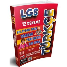 8. Sınıf LGS 12’li Türkçe Branş Deneme-Ggs Yayınları