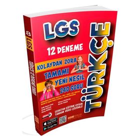 8. Sınıf LGS 12’li Türkçe Branş Deneme-Ggs Yayınları