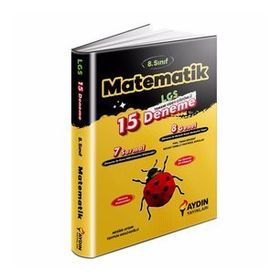 8. Sınıf LGS 15 Matematik Uçuş Denemesi-Matesis Yayınları