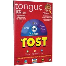 8. Sınıf LGS 2. Adım Tost Test Tonguç Akademi Yayınları