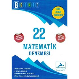 8.Sınıf Lgs 22 Matematik Denemesi-PRF Yayınları