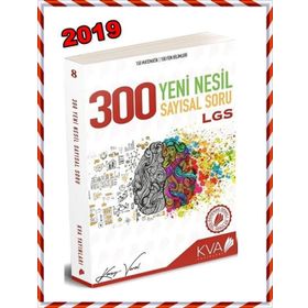 8. Sınıf LGS 300 Yeni Nesil Sayısal Soru Bankası Koray Varol Yayınları