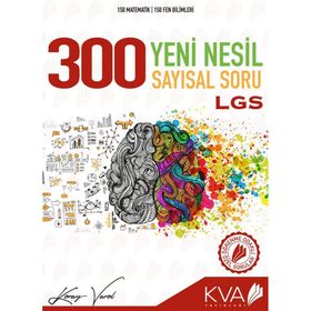 8. Sınıf Lgs 300 Yeni Nesil Sayısal Soru Bankası-KVA Yayınları