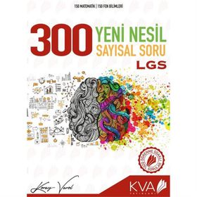 8. Sınıf Lgs 300 Yeni Nesil Sayısal Soru Bankası-KVA Yayınları