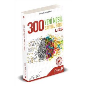 8. Sınıf Lgs 300 Yeni Nesil Sayısal Soru Bankası-KVA Yayınları