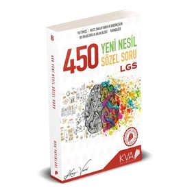 8. Sınıf Lgs 450 Yeni Nesil Sözel Soru Bankası-KVA Yayınları