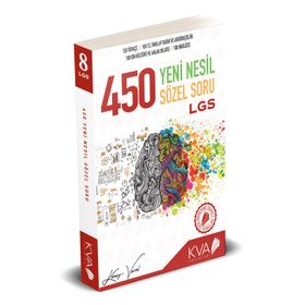 8. Sınıf Lgs 450 Yeni Nesil Sözel Soru Bankası-KVA Yayınları