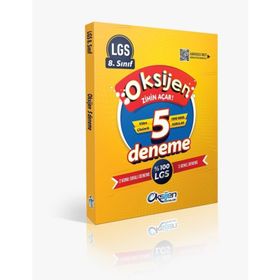 8. Sınıf LGS 5 Deneme-Oksijen Yayınları