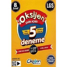 8. Sınıf LGS 5 Deneme-Oksijen Yayınları
