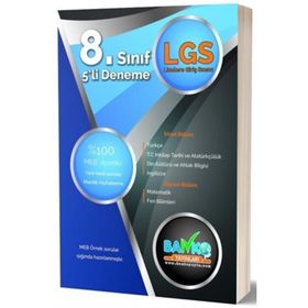 8. Sınıf Lgs 5'li Deneme - Banko Plus Yayınları