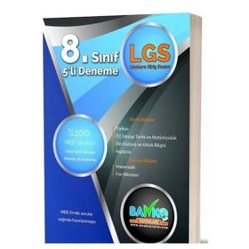 8. Sınıf Lgs 5'li Deneme - Banko Plus Yayınları