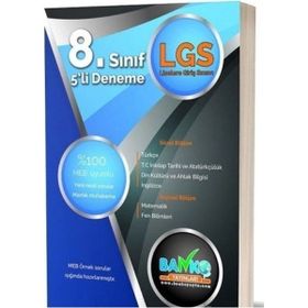 8. Sınıf Lgs 5'li Deneme - Banko Plus Yayınları