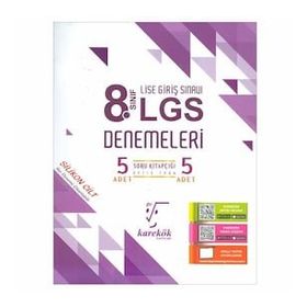 8. Sınıf LGS 5'li Deneme Sınavı - Karekök Yayınları
