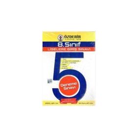 8. Sınıf LGS 5'li Deneme Sınavı Özdebir Yayınları