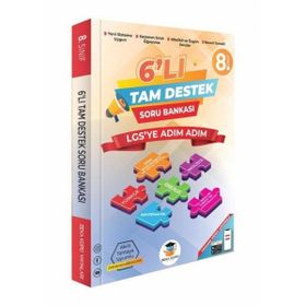 8. Sınıf LGS 6'lı Tam Destek Soru Bankası