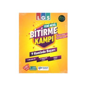 8. Sınıf LGS 9 Hamlede Başarı Bitirme Kampı Yanıt Yayınları