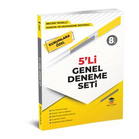 8. Sınıf Lgs Beceri Temelli 5'li Genel Deneme-Zeka Küpü Yayınları