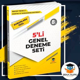 8. Sınıf Lgs Beceri Temelli 5'li Genel Deneme-Zeka Küpü Yayınları
