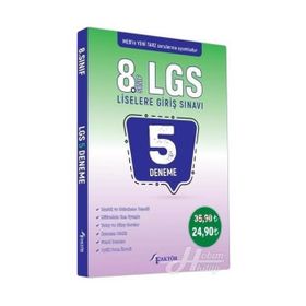 8. Sınıf LGS Beşli Deneme Kollektif Faktör Yayınları