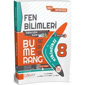 8. Sınıf Lgs Bumerang Serisi Fen Bilimleri Soru Bankası-Günay Yayınları