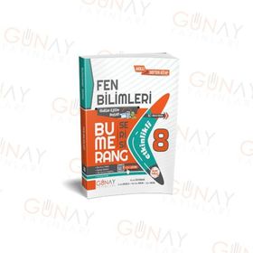 8. Sınıf Lgs Bumerang Serisi Fen Bilimleri Soru Bankası-Günay Yayınları