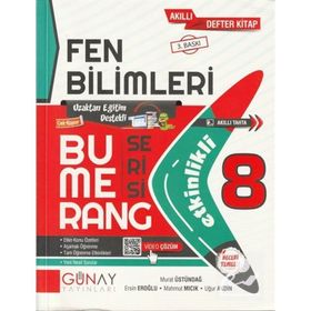 8. Sınıf Lgs Bumerang Serisi Fen Bilimleri Soru Bankası-Günay Yayınları