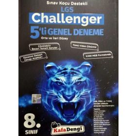8. Sınıf LGS Challenger 5'li Genel Deneme - Kafa Dengi Yayınları