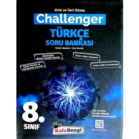 8. Sınıf LGS Challenger Türkçe Soru Bankası-Kafa Dengi Yayınları