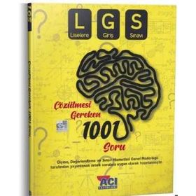 8. Sınıf LGS Çözülmesi Gereken 1001 Soru Açı Yayınları