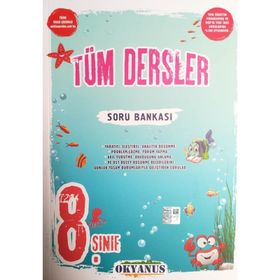 8. Sınıf Lgs Çözümlü Tek Kitap Tüm Dersler Soru Bankası-Okyanus Yayınları