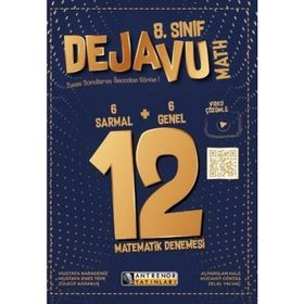 8. Sınıf LGS Dejavu Math 12 Matematik Denemesi Antrenör Yayınları