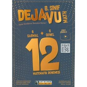 8. Sınıf LGS Dejavu Math 12 Matematik Denemesi Antrenör Yayınları