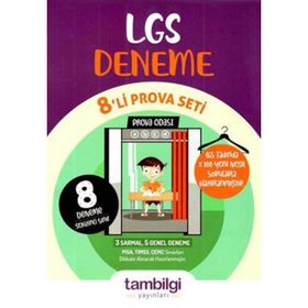 8. Sınıf LGS Deneme Sekizli Prova Seti Tambilgi Yayınları