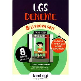8. Sınıf LGS Deneme Sekizli Prova Seti Tambilgi Yayınları
