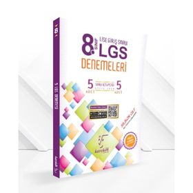 8.Sınıf LGS Denemeleri 5 Adet Deneme Seti - Karekök Yayınları