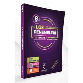 8.Sınıf LGS Denemeleri 5 Adet Deneme Seti - Karekök Yayınları