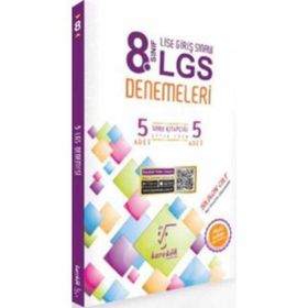 8.Sınıf LGS Denemeleri 5 Adet Deneme Seti - Karekök Yayınları