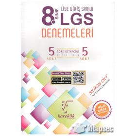 8. Sınıf LGS Denemeleri Karekök Yayınları