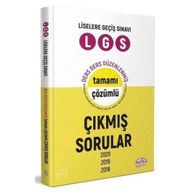 8. Sınıf Lgs Ders Tamamı Çözümlü Çıkmış Sorular - Editör Yayınları
