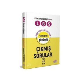 8. Sınıf Lgs Ders Tamamı Çözümlü Çıkmış Sorular - Editör Yayınları