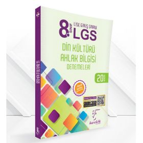 8. Sınıf LGS Din Kültürü Ahlak Bilgisi 20 Deneme Karekök Yayınları