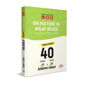 8. Sınıf LGS Din Kültürü Branş Deneme Kırklı Editör Yayınları