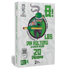 8. Sınıf LGS Din Kültürü ve Ahlak Bilgisi 20 Deneme Video Çözümlü - İsem Yayınları
