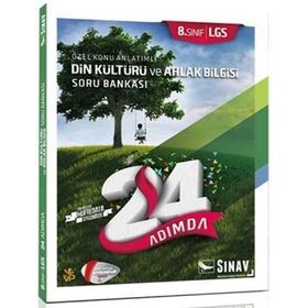 8. Sınıf LGS Din Kültürü Ve Ahlak Bilgisi 24 Adımda Özel Konu Anlatımlı Soru Bankası Sınav Yayınları