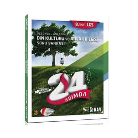 8. Sınıf LGS Din Kültürü Ve Ahlak Bilgisi 24 Adımda Özel Konu Anlatımlı Soru Bankası Sınav Yayınları