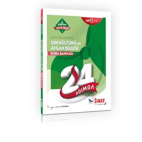 8. Sınıf LGS Din Kültürü Ve Ahlak Bilgisi 24 Adımda Özel Konu Anlatımlı Soru Bankası Sınav Yayınları