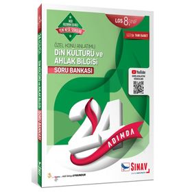 8. Sınıf LGS Din Kültürü Ve Ahlak Bilgisi 24 Adımda Özel Konu Anlatımlı Soru Bankası Sınav Yayınları