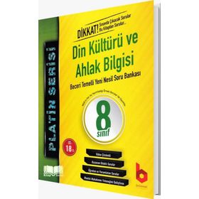 8. Sınıf LGS Din Kültürü ve Ahlak Bilgisi Beceri Temelli 40 Sarmal Deneme Branş Akademi Yayınları