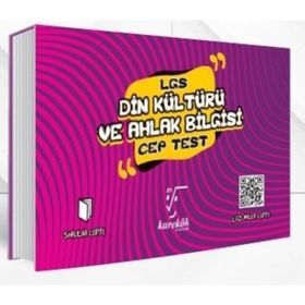 8. Sınıf LGS Din Kültürü ve Ahlak Bilgisi Cep Test Karekök Yayınları